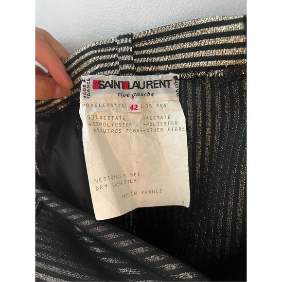 Saint Laurent Vintage Dress Pants - Picture 6 of 6